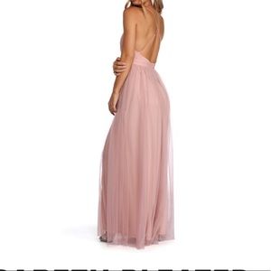 elisabeth pleated tulle formal dress